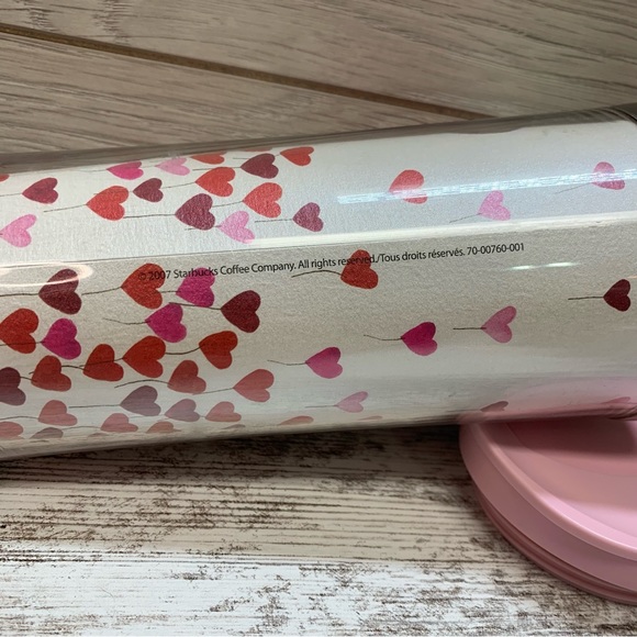 Starbucks travel Hearts 16 fl.oz 2007 sipping Tumbler - Picture 6 of 7